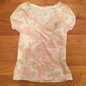 Limited Too Justice Girls Camo Tee